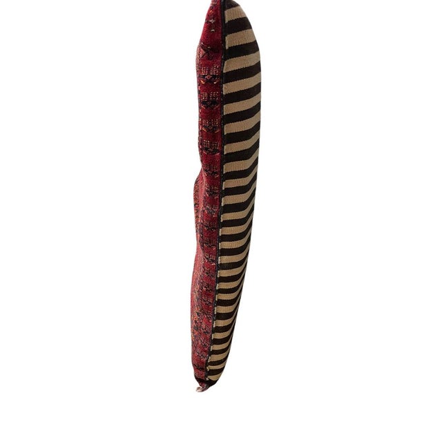 Over-Sized Sister Baluchi Floor Pillows Dog Beds 41" x 72" x 36" - A Pair For Sale - Image 4 of 9
