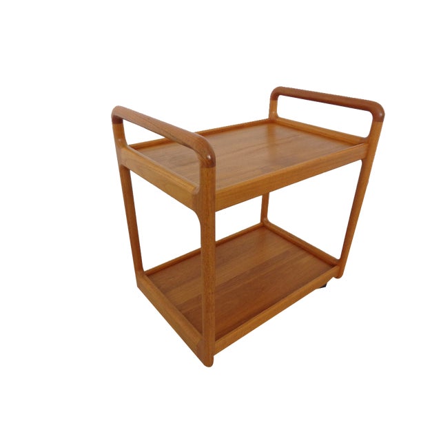 Teak Tea Cart by Cado, Denmark, 1970s For Sale