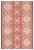 2020s Laguna Indoor Outdoor Rug Red & Cream 4'x6' For Sale - Image 5 of 5
