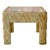 1980s 1980s Organic Modern Crosshatch Woven Rattan & Glass End Tables in the Style of Maitland-Smith – Pair For Sale - Image 5 of 12
