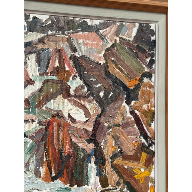 Olle Blomberg, Waterfall, 1972, Oil on Canvas, Framed For Sale - Image 11 of 18