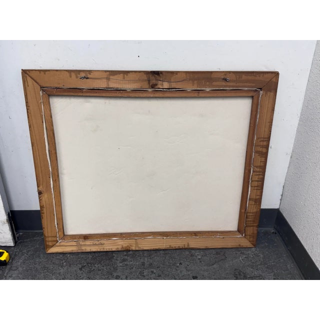 Mid 20th Century Still Life Fruit Basket Framed Painting For Sale - Image 4 of 12