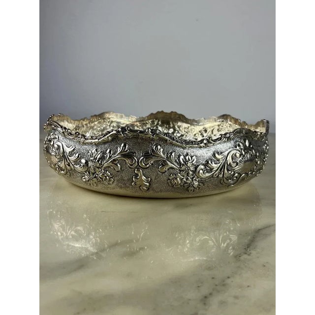 Handmade Centerpiece in Silver, Italy, 1980s For Sale - Image 9 of 11