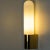 Gold Opaque Glass and Brass Wall Light by Limburg, Germany, 1970s For Sale - Image 8 of 13