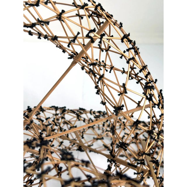 Japanese Bamboo Art Sculpture Kawashima Shigeo Soul's Trance For Sale - Image 10 of 12