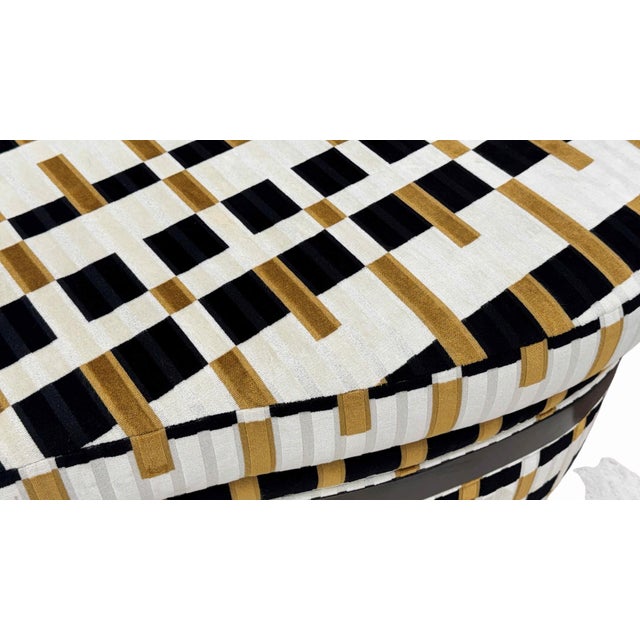 Mid-Century-Modern Geometric Velvet Sectional Attr to Milow Baughman for Thayer Coggin For Sale - Image 14 of 18