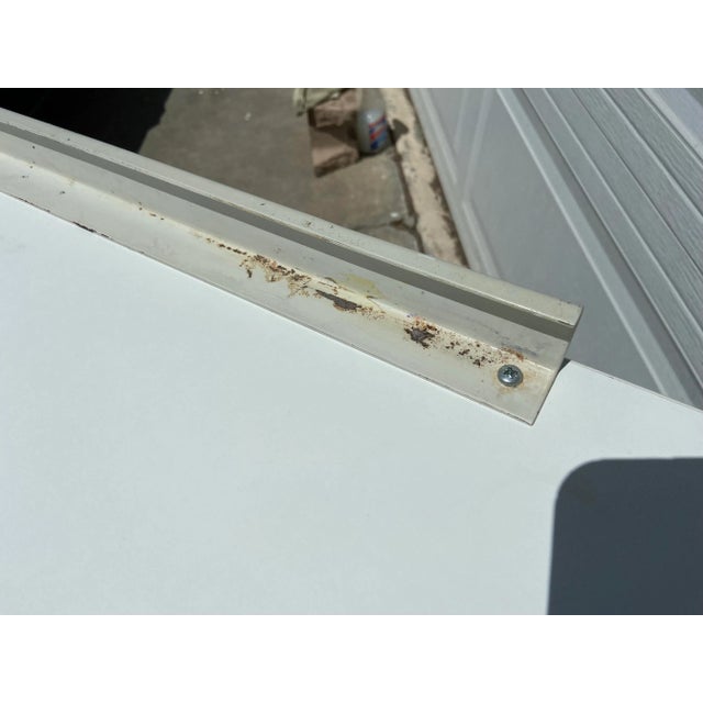 Wood 1990s Vintage Mid Century Modern Nanny Neolt Italy Drafting Table For Sale - Image 7 of 12