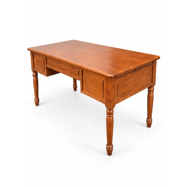Vintage French Desk in Cherry, 1970s For Sale - Image 6 of 10