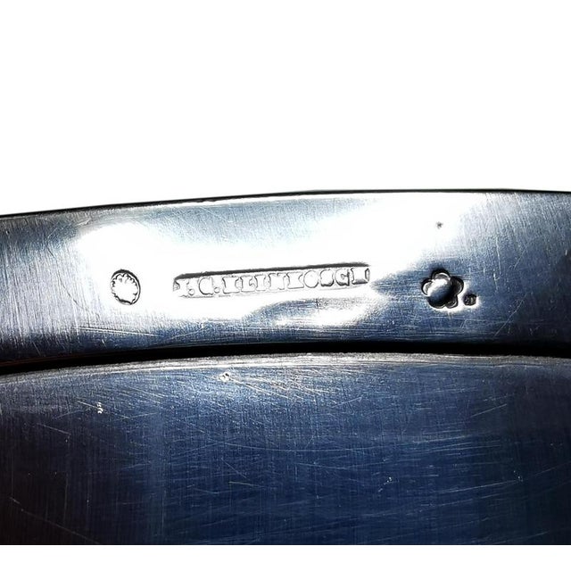 Art Nouveau Silver Jardiniere with Glass Insert by J. C. Klinkosch, 1900 For Sale - Image 6 of 7