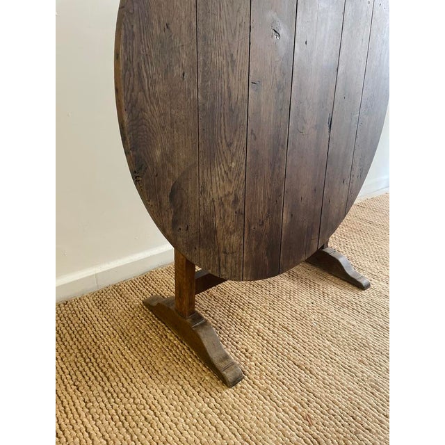 French Dining Table in Oak For Sale - Image 3 of 8