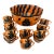 Vintage 2001 Laurie Gates Halloween Serving Bowl & Cups-a Set For Sale