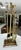 Vintage French Louis XVI Style Brass Fireplace Tool Set / Fleur-De-Lis Finial For Sale - Image 4 of 18