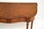 Wood Antique Regency Style Burr Walnut Console Table, 1950 For Sale - Image 7 of 11