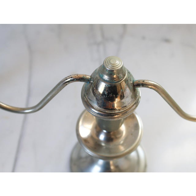 Vintage Shrewsbury Holloware Candelabras - Taper Candle Holders - A Pair For Sale - Image 17 of 18