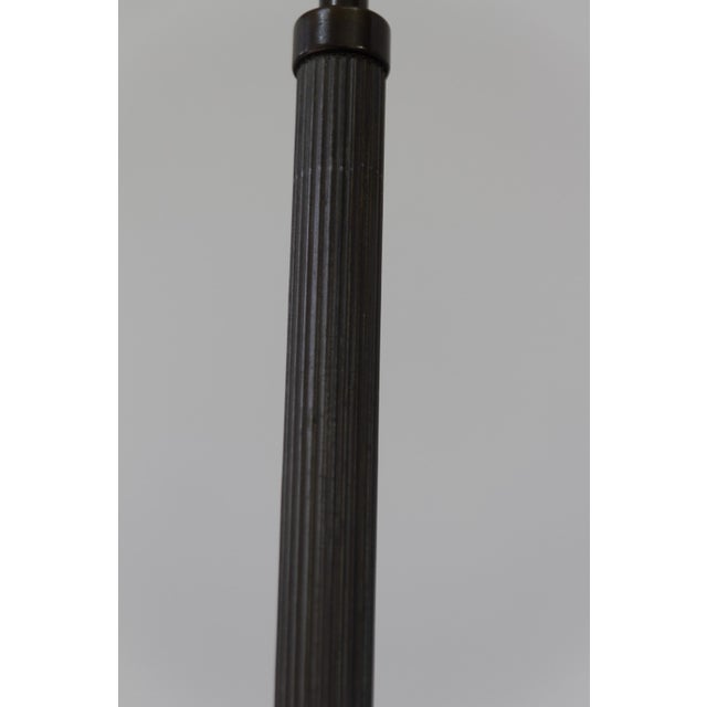 Art Deco Danish Floor Lamp in Brass, Wood and Iron by Lyfa, 1920s For Sale - Image 13 of 18