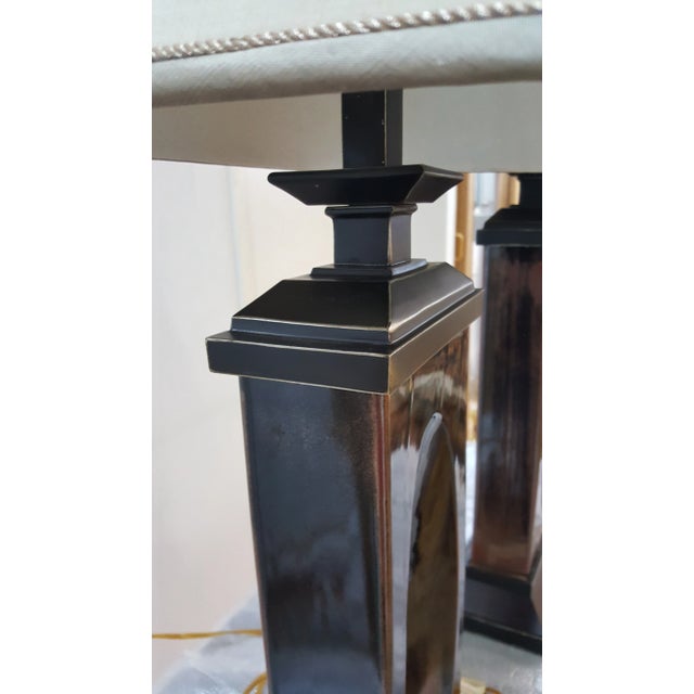 Maitland Smith Table Lamps - A Pair For Sale - Image 10 of 11