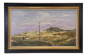 Raimundo De Blas, Spanish Landscape, 1950s, Oil on Canvas, Framed