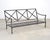 Metal McKinnon and Harris Beaufort Aluminum Three-Seat Garden Sofa For Sale - Image 7 of 13