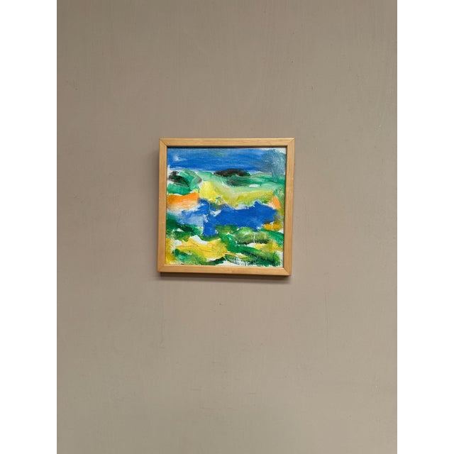 Inge Blomqvist, Composition, 1960s, Oil Painting on Canvas, Framed For Sale - Image 10 of 14