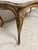 Brown French Louis XV Style Coffee Table with Marble Top, 1940 For Sale - Image 8 of 15
