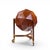 Mid-Century Modern M. Vuillermoz for Dambrine Mid Century French Mahogany and Brass Polyhedron Bar Cabinet For Sale - Image 3 of 7
