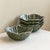 Featuring an iconic sculpted cabbage leaf design, each bowl showcases realistic raised textures; this **4-piece salad bowl...