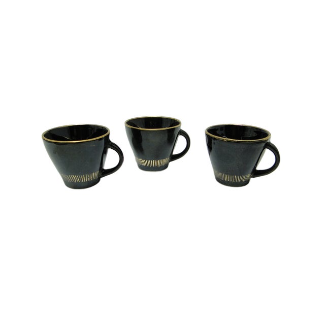 Postmodern Kajtek Cups from Pruszków, Poland, 1970s, Set of 3, in Very Good conditions. Designed 1970 to 1979