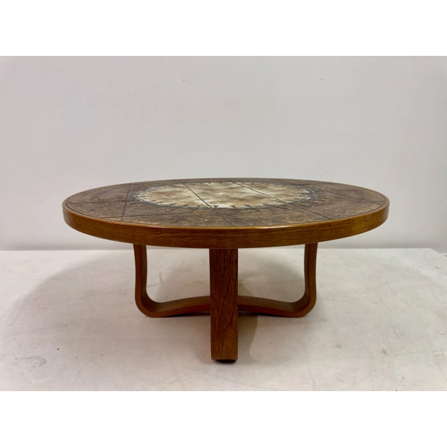 Danish Ceramic Tile-Top Coffee Table, 1980s For Sale - Image 6 of 11