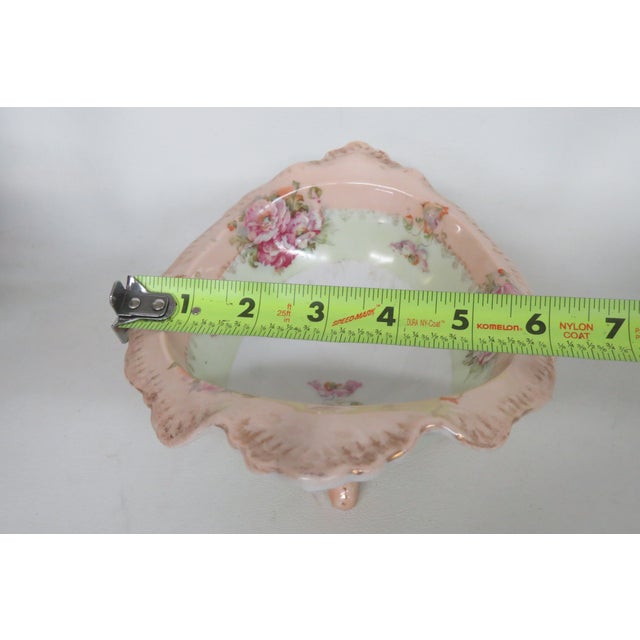 Karl IV Gold Gilt Lime and Pink Candy Bowl Porcelain Made in Austria 4662b For Sale - Image 15 of 16