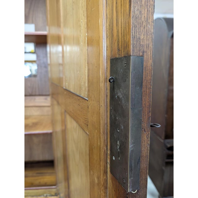 American Aesthetic Movement Oak Armoire, Circa 1880 For Sale - Image 13 of 18