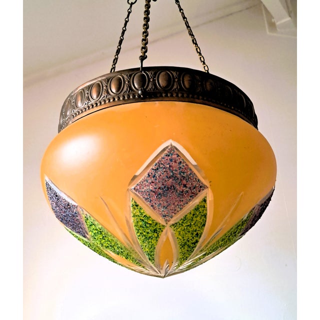1920s Art Deco Hanging/Flower Basket, 1920s For Sale - Image 5 of 8