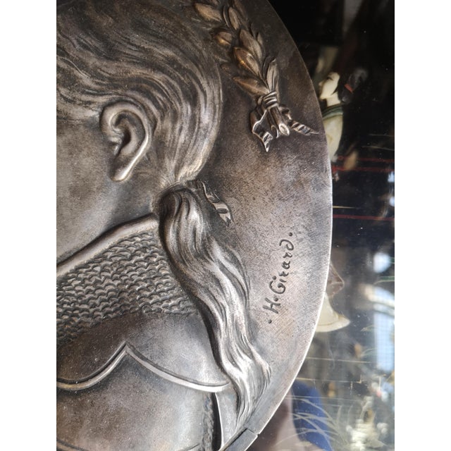 Brutalist Jeanne D'Arc Bronze Wall Decor For Sale - Image 3 of 11