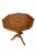 Antique Italian Walnut Maquetry Oct Tableaganal Pedestal For Sale - Image 9 of 9