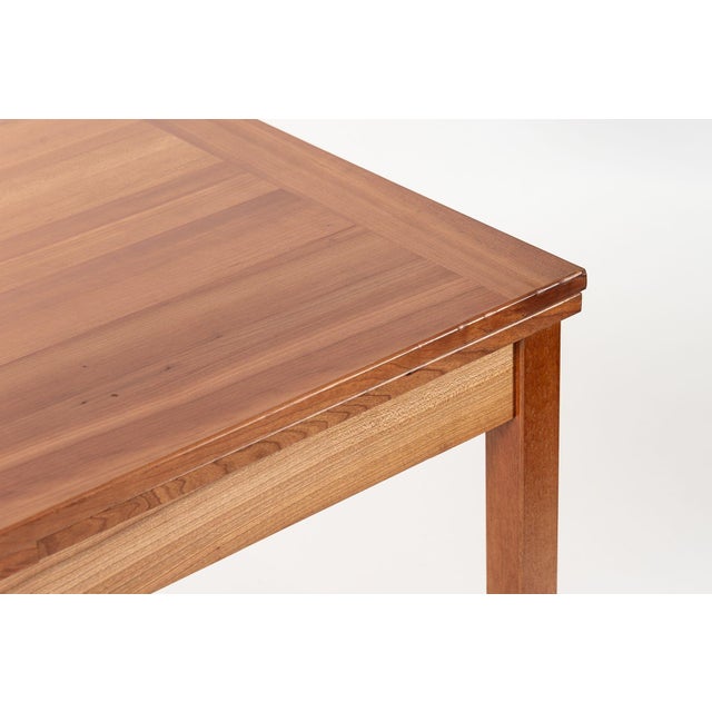 Mid Century Danish Modern Teak Extension Dining Table For Sale In Detroit - Image 6 of 12