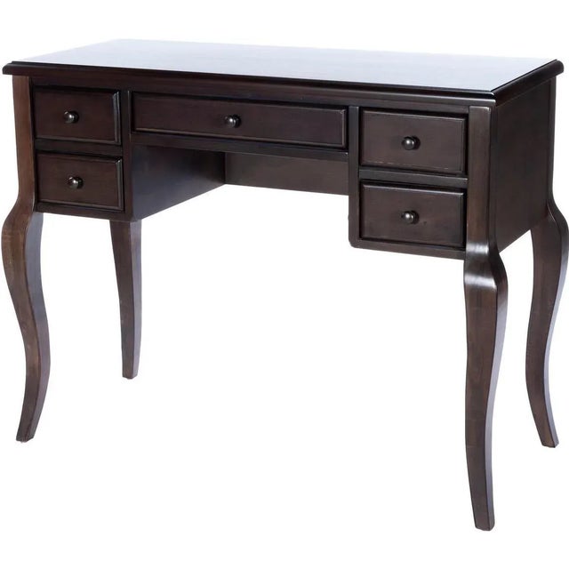 Traditional Writing Desk with Cabriole Legs For Sale In Chicago - Image 6 of 6