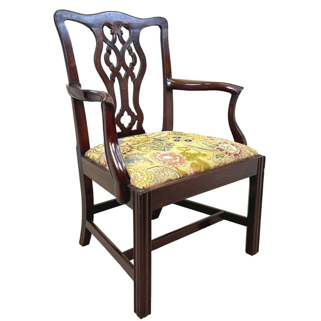 Mahogany Chippendale Armchair, 1760s For Sale - Image 6 of 14