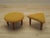 Vintage Danish Mustard Ottomans, 1990s, Set of 2 For Sale - Image 4 of 9
