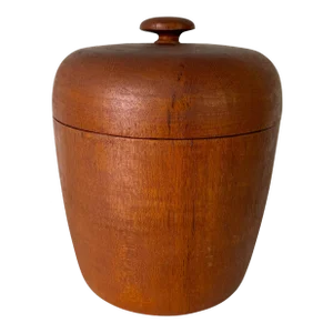 Mid-Century Danish Modern Teak Wood Ice Bucket