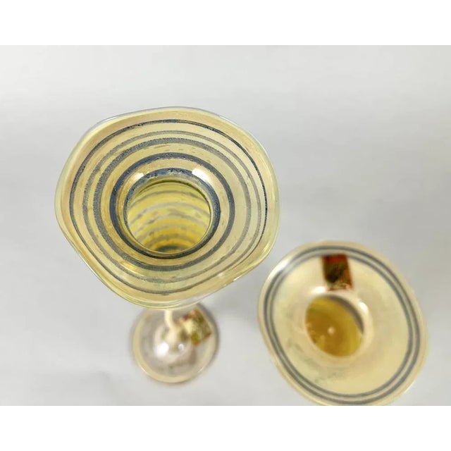 Mid-Century Modern Murano Glass Vases from Joska Studio, Germany, Set of 2 For Sale - Image 3 of 7
