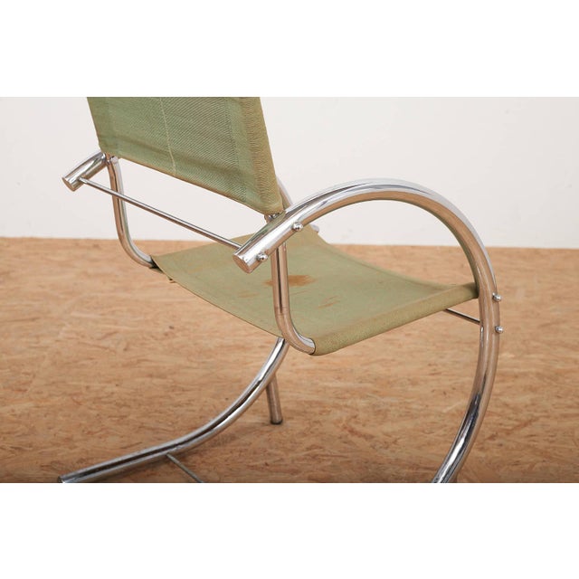 Metal Vintage Bauhaus Steel Tube Cantilever Chair For Sale - Image 7 of 11