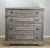 Antique Oak Chest With Timeworn Gray Patina and Brass Pulls For Sale In Atlanta - Image 6 of 12