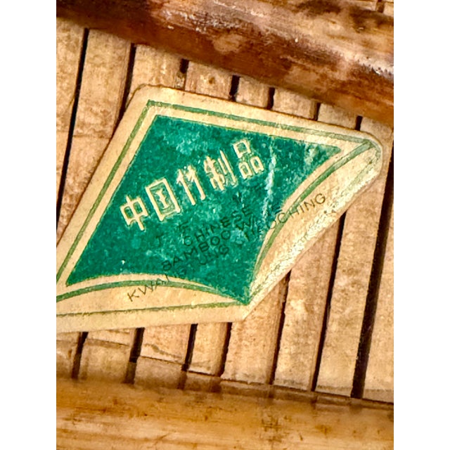 Mid 20th Century Stacking Bamboo Burnt Tortoise Plant Stands For Sale - Image 5 of 12