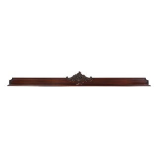 Antique Sculpted Oak Frieze or Wall Ornament, France, 1900s For Sale