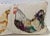 Bolster Pillows With Roosters and Hens, Made in U K- a Pair For Sale - Image 4 of 9