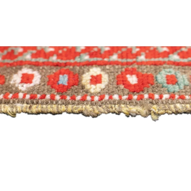 Red Antique Konya (One of Pair) Rug 1'6'' X 2'11'' For Sale - Image 8 of 12