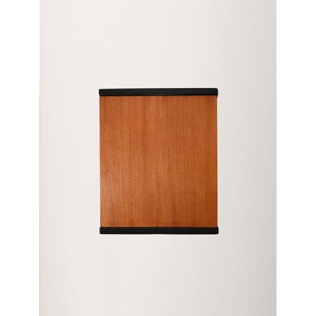 Small Scandinavian Chest of Drawers with Black Profiles from Bodafors, 1969 For Sale - Image 9 of 10