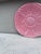 Mid-Century Modern French Mid-Century Majolica Pink Flower Plate Charolles For Sale - Image 3 of 4