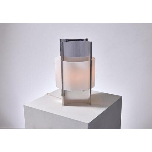 Metal Italian Space Age Table Lamp, 1970s For Sale - Image 7 of 7