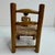 Vintage Eric Horne Co. Wooden Peg Doll in a Rush-Seat Chair, Made in Usa For Sale - Image 10 of 15