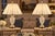 Mid 20th Century Matched Yugoslavian Hand-Cut Lead Crystal Lamps With Pleated Linen Shades - a Pair For Sale - Image 9 of 12